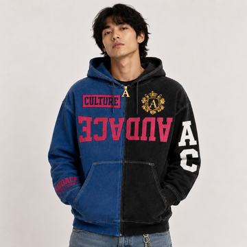 Audace Culture Split Zip Hoodie